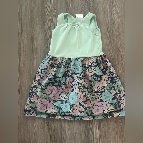Hanna Andersson Other - Hanna Andersson Mint Green floral dress size 120 (6-7)